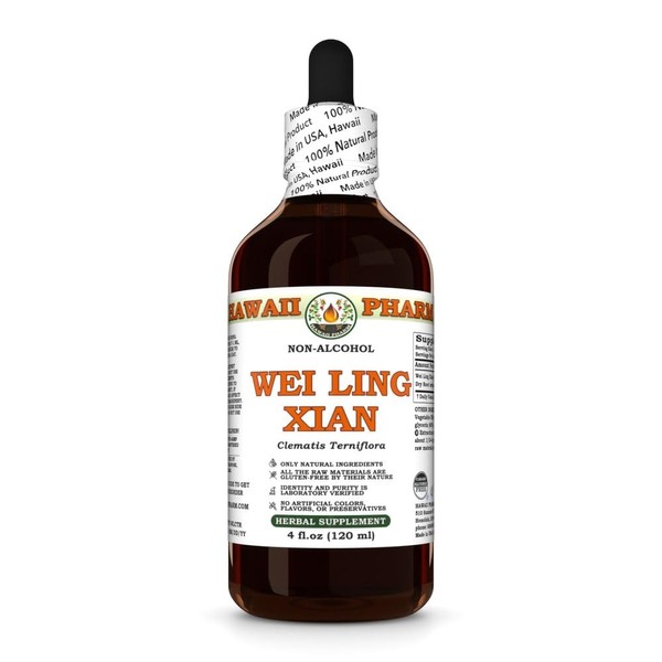 Wei Ling Xian (Clematis Terniflora) Dry Root Glycerite, Made in