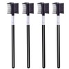 4 PCS Eyebrow Brush and Comb,Makeup Eyelash Comb,Portable Spoolie Brushes