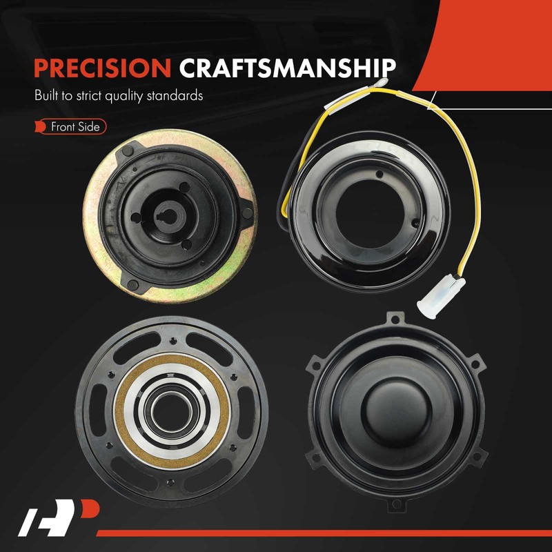A-Premium Air Conditioner AC Compressor Clutch Kit Compatible with Volvo