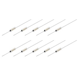 MECCANIXITY 10Pcs Metal Temperature Thermal Fuse RY228 228 °C 442.4 °F 10A 250V Cutoff Thermal Fuse for Motor Transformer Electric Industrial Home Appliance