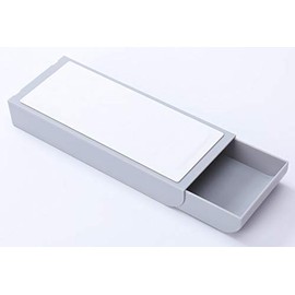 Drawer Pencil Tray Self-Adhesive Pop-Up Hidden Desktop Organizer Paste Drawer-Type Storage Pen Box Under The Table Hidden Paste Pen Barrel Office Stationery Sundries Storage Box (Grey)