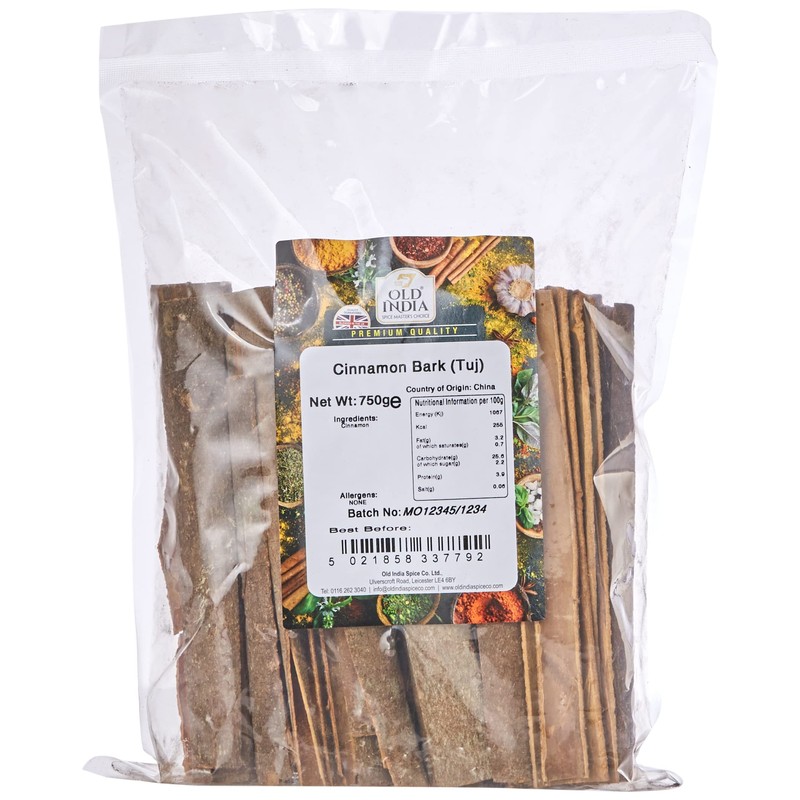 Old India Cinnamon Bark (Tuj) 750 g