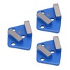 3Pcs Diamond Grinding Shoes Trapezoid Concrete Floor Aggreesive Cutting 2