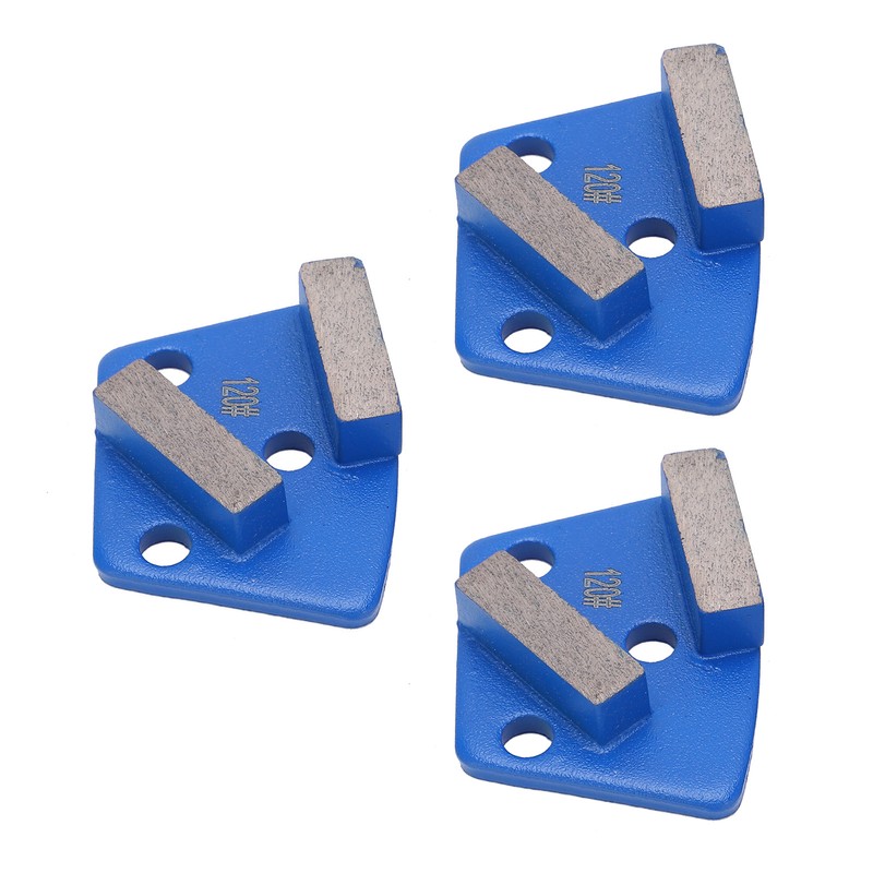 3Pcs Diamond Grinding Shoes Trapezoid Concrete Floor Aggreesive Cutting 2