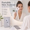 Skin Analysis Magnifier for Beauty Care – Rechargeable 3X Wood