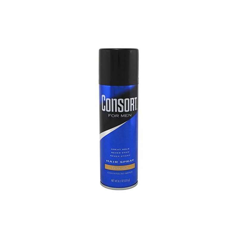 Consort For Men Hair Spray, Extra Hold 8.30 oz (Pack