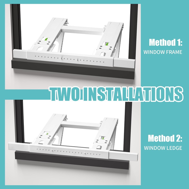 Retbtnm Air Conditioner Support Bracket, Adjustable Window Air Conditioner Bracket,