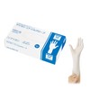 MATSUYOSHI Disposable Nitrile Gloves, White, Powder-Free (Size: M) 100 Pieces,