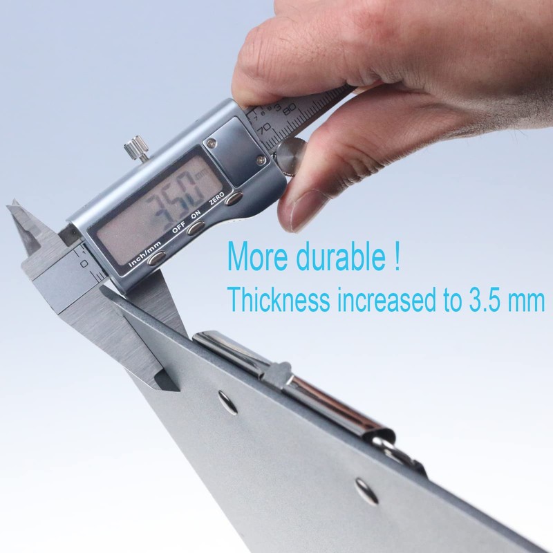 Acocony 11x17 Clipboard Three Clip Super Tough Extra Large Clipboard