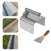 CNCEST Concrete Curbing Trowel, Cement Model Making Tool with Handle