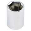 JET - 1/4-Inch Drive, mm, Point, Metric Chrome Socket