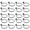 QTJUST 4in 20Pack Wall Flower Pot Holder Ring Plant Hanger,