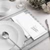 Luxe Party 56 Pack Monogram Napkins, Letter W Initial, Disposable,