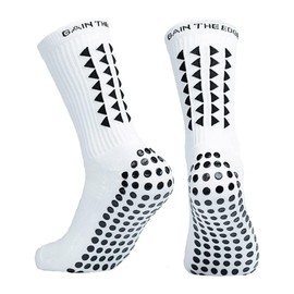 Gain The Edge Football Grip Socks 3.0-1pc, 2pc and 4pc Set - Non Slip Football Socks - Updated Model