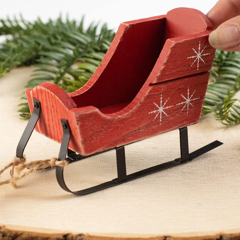 Factory Direct Craft Set of 2 Rustic Wooden Holiday Santa
