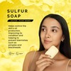 Pili Natural Sulfur Soap Bars (3 Pack) Jabón de azufre