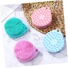 PACKOVE Silicone Bath Body Brush 4-Piece Set Soft Exfoliating Shower