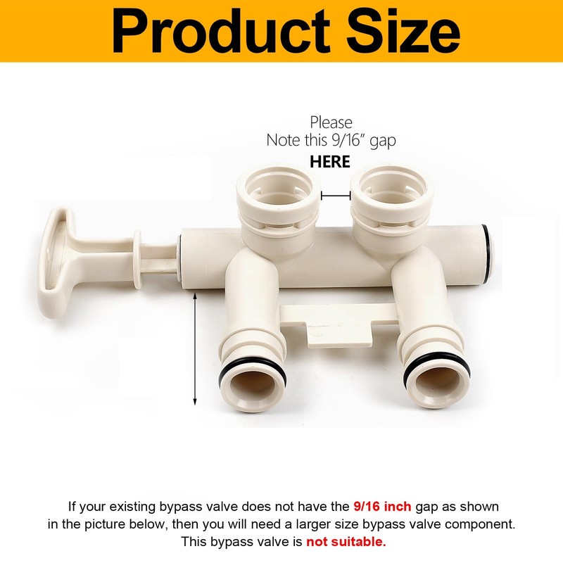 Water Softener Installation Adapter Kit 7280203 Compatible with Kenmore, GE,
