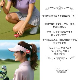 (2025 Xmas Version) Heart Shape Golf Marker, Cute Initial Lettering, Unique Stylish Marker, Built-in Magnet, Highly Visible and Easy to Find in Green, Light and Out of the Way (M, Pink)