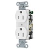 Bryant Electric CRS15W Duplex Receptacle, Commercial Grade, Side Wired Only,