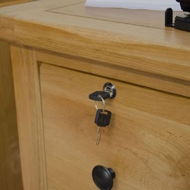 Pack of 2 Zinc Alloy Drawer Lock with Keys Drawer Locks with Keys for Filing Cabinets, Wardrobe, Furniture (Silver)