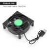 2pcs MINI Radiator Fan Player Box PC Router TV BOX
