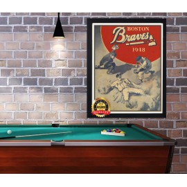 1948 Boston Braves - Vintage - Metal Sign 11 x 14