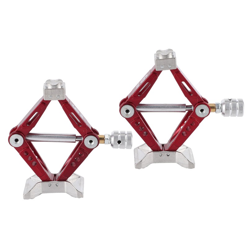 2Pcs Metal Universal Rhombus Adjustable Lifting Jack Accessory for 1/10