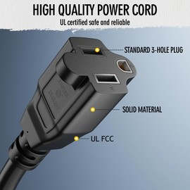 HVAC Adaptor Cord, HVAC Tools Clearance and Equipment Compatible with Yellow Jacket 69522 Circuit Breaker Finder Curcuit Finder Accessory Kit Compatible with RT250, ET300 ET310