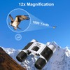 12x25 Small Compact Binoculars for Adults and Kids - Lightweight