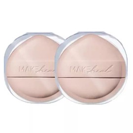 Makehill 메이크힐 구름 팡팡 퍼프 대왕쿠션 대왕퍼프 2개입 + 케이스 포함 Makehill Cloud Pom Pom Puff King Cushion 2PCS + Case Included