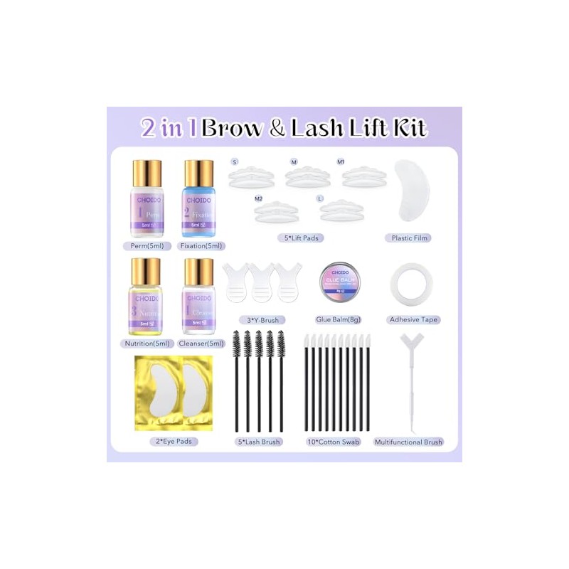 Kit De Lifting De Pestañas, Rizador De Pestañas Profesional, 2