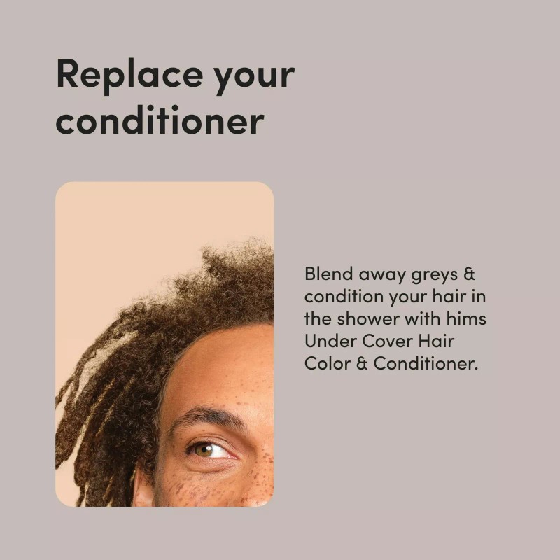Hims Under Cover Hair Color & Conditioner for Men Semi