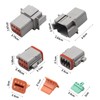 SanilParts 3 Sets 8 Pin Way DT Series Connector, DT04-8P