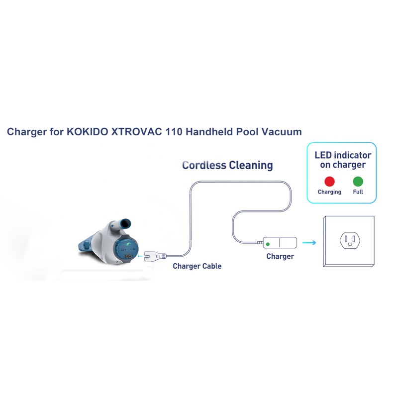 for Kokido Xtrovac 110 Charger 5V AC DC Adapter Compatible