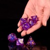 ORUZA Polyhedral Resin Dice, DND Dice Set, Resin Sharp Edge