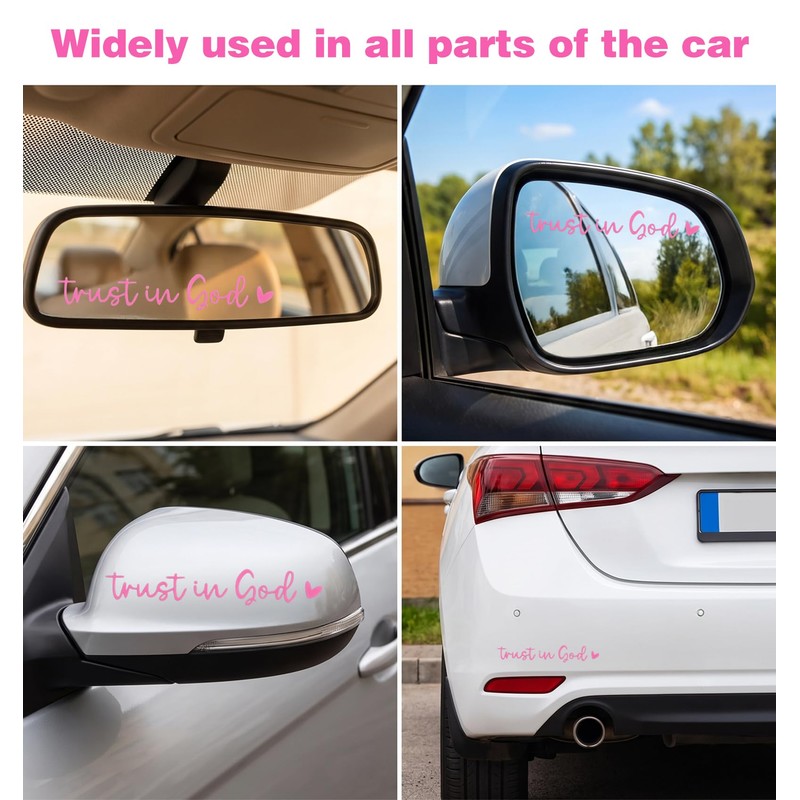 2 Pcs Trust in God Car Sticker, Trust in God