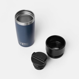 YETI Rambler Travel Bottle, Vacuum Insulated Stainless Steel with Commuter Cap, Navy, 12 oz (355 ml)