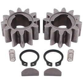 ApplianPar 12 Teeth Drive Gear Kit for Honda HRR216 HRS216 Lawn Mower 12T Pinion Gear 42661-VE2-800 42672-VE2-800 Keys Springs Clips