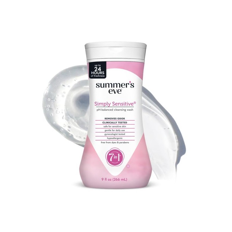 Summer's Eve Cleansing Wash | Simply Sensitive | 9 Ounce