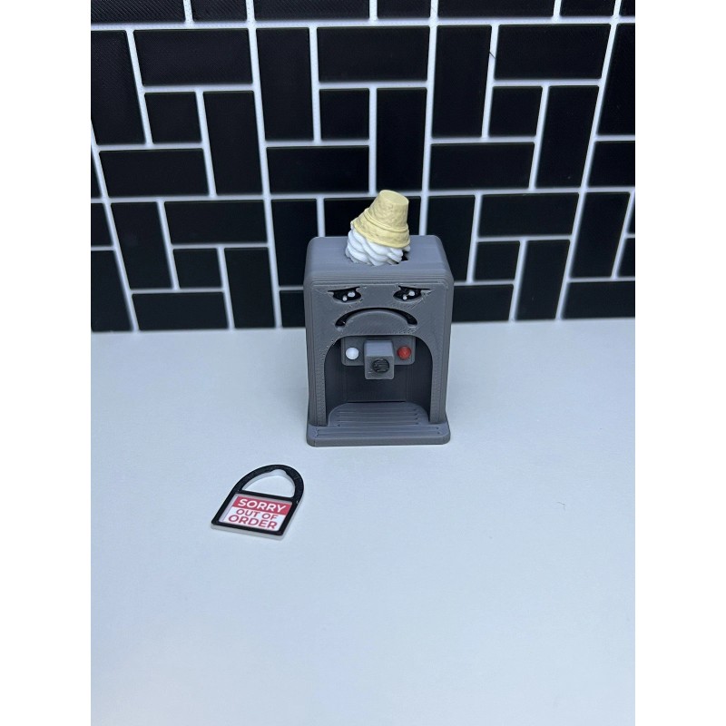 Lil McDonalds Custom 3d Print Toy Sad Ice Cream Machine