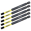 5 x SabreCut SCRH589_5 89mm H5 Hex Magnetic Impact Screwdriver