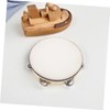 KICHOUSE Hand Drum Wooden Tambourine for Educational Musical Instrument for