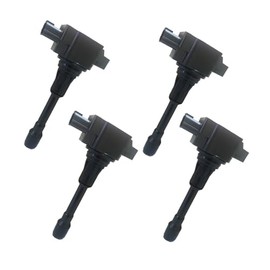 [EMS Parts] Car Ignition Coil Set of 4 22448-JA00C 22448-1KT0A For Nissan Serena C25 CC25 Elgrand TE52 X-Trail T31 TNT31 Cube YZ11 Z12 NV200 Vanette M20 NV350 Caravan E 26 notes e 11 E12 Wingroad Y12