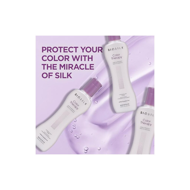 Biosilk Color Therapy Lock & Protect Leave-In Treatment, Unisex, 5.64