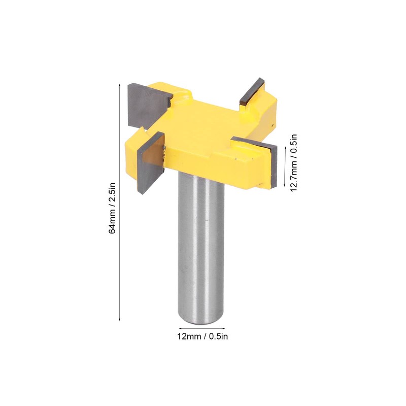 Surfacing Router Bit Carbide Tipped Surface Woodworking Milling Cutter Planing