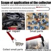24" Magnetic Pickup Tool with 4-Claw Grabber -Flexible Retrieval Tool