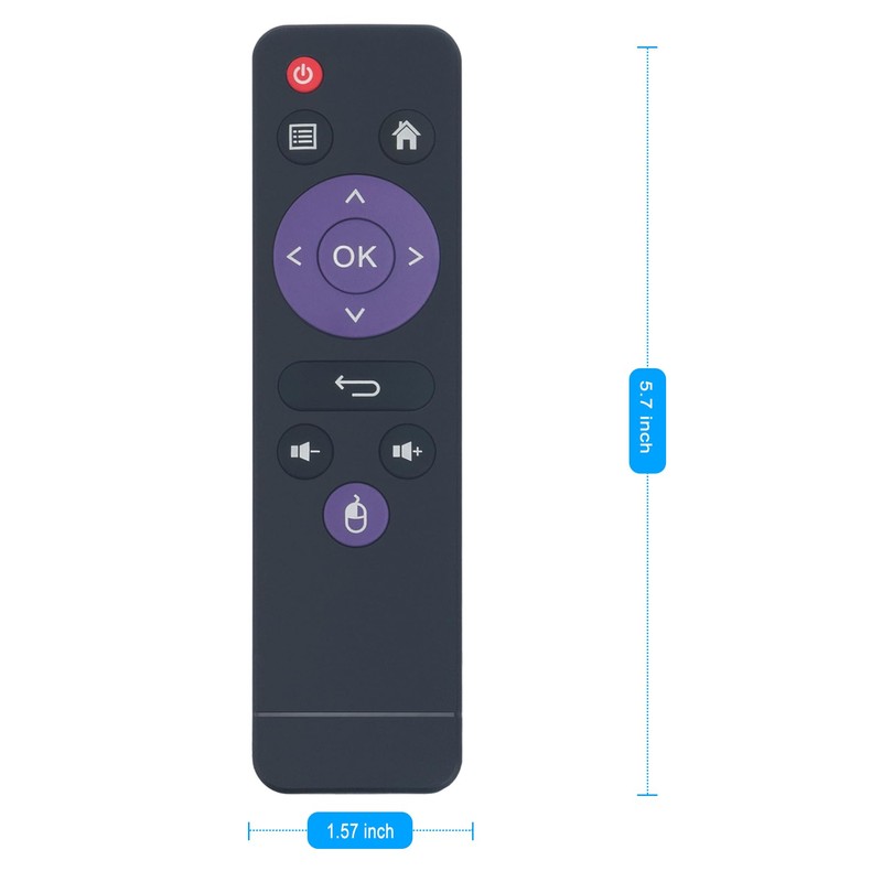 Replacement Remote Control Applicable for Android TV Box H96 Max