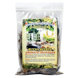 6 PCS Aromatic Soothing Herbal Bath Good Luck Buena Suerte BANO DE PLANTAS AROMATICAS - Made in USA - 1 OZ
