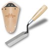 Marshalltown Archaeology Margin Trowels, Wood Trowel Handle, with Leather Holster,